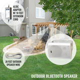Bluetooth BT Blast 5.25 Indoor/Outdoor Weatherproof Patio Speakers (White- Pair) - Super Arbor