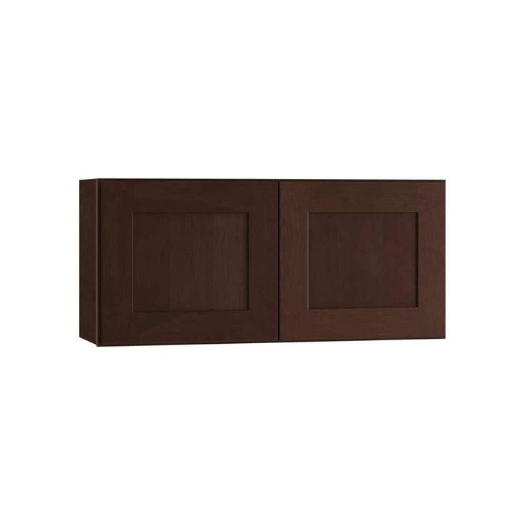 Home Decorators Collection Newport 27 in. W x 12 in. D x 12 in. H Assembled Plywood Wall Bridge Kitchen Cabinet in Manganite with Soft Close