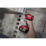 M18 FUEL ONE-KEY 18-Volt Lithium-Ion Brushless Cordless 1/4 in. Hex Impact Driver Kit W/ (2) 2.0Ah Batteries, Hard Case - Super Arbor