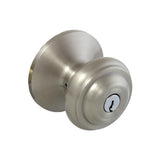 Madrid Matte Black Keyed Entry Door Knob