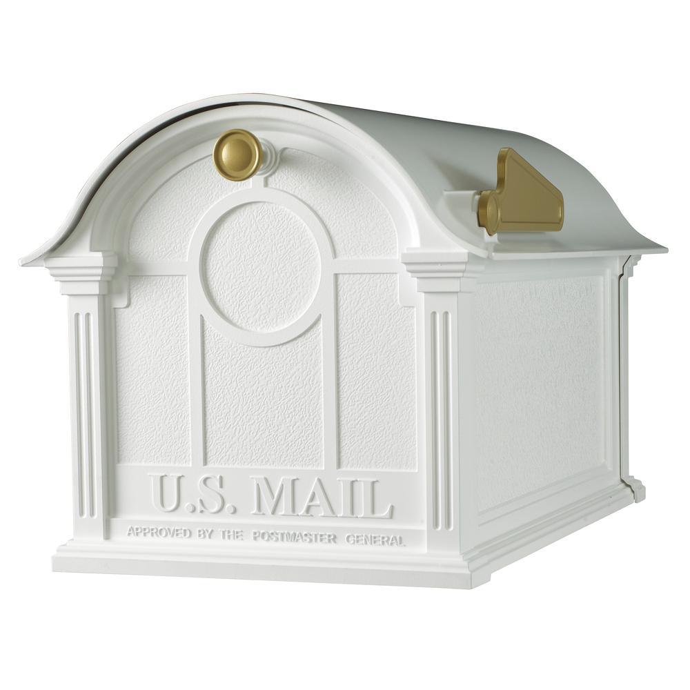 Balmoral White Mailbox - Super Arbor
