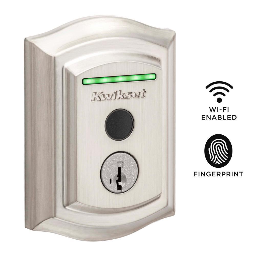 Halo Touch Venetian Bronze Traditional Fingerprint Wi-Fi Electronic Smart Lock Deadbolt Featuring SmartKey Security - Super Arbor