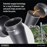 Everbilt Chain Link Fence 2-3/8 in. Aluminum Post Cap