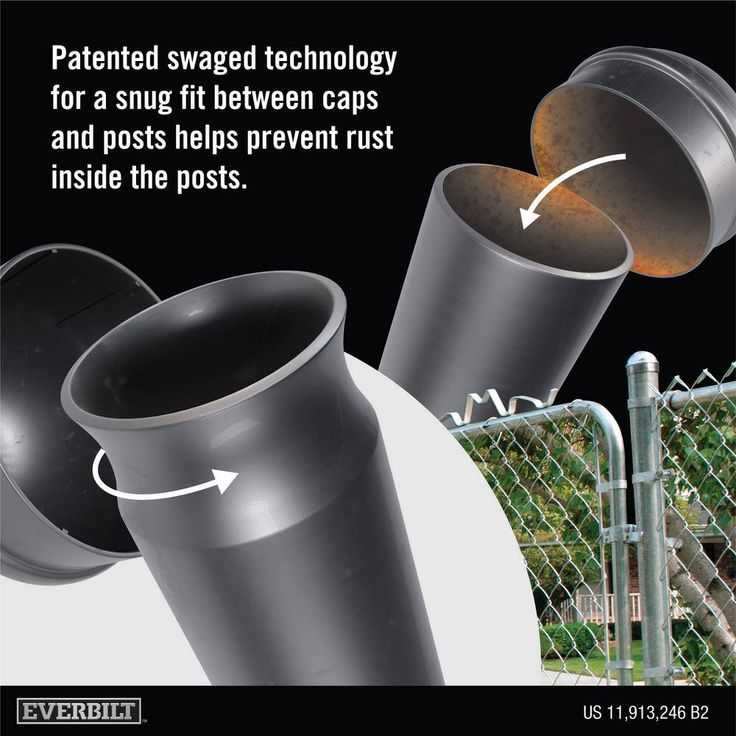 Everbilt Chain Link Fence 2-3/8 in. Aluminum Post Cap