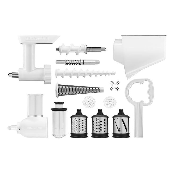 Slicer/Shredder and Grinder/Strainer Attachment Pack