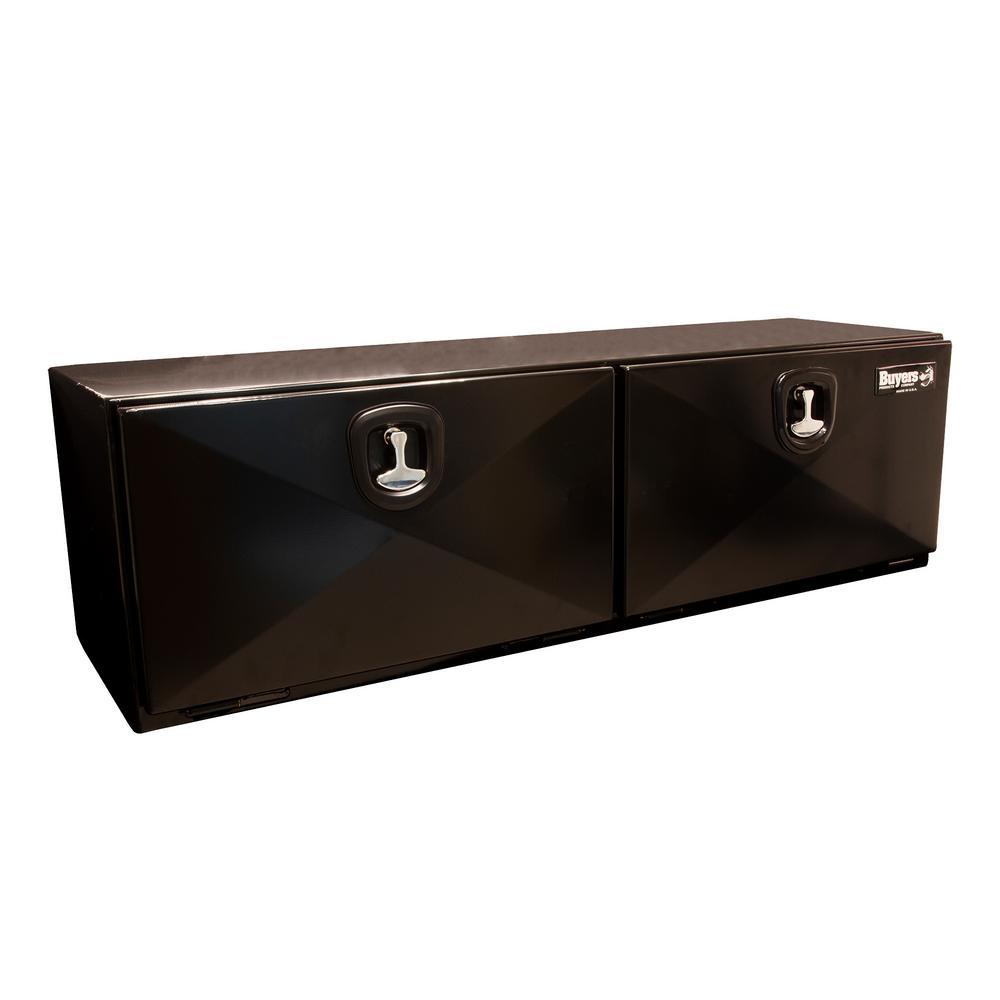 Buyers Products Company 18 in. x 18 in. x 36 in. XD Gloss Black Steel Underbody Truck Tool Box - Super Arbor