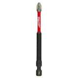 #2 Philips Shockwave 3-1/2 in. Impact Duty Steel Driver Bits (5-Pack)