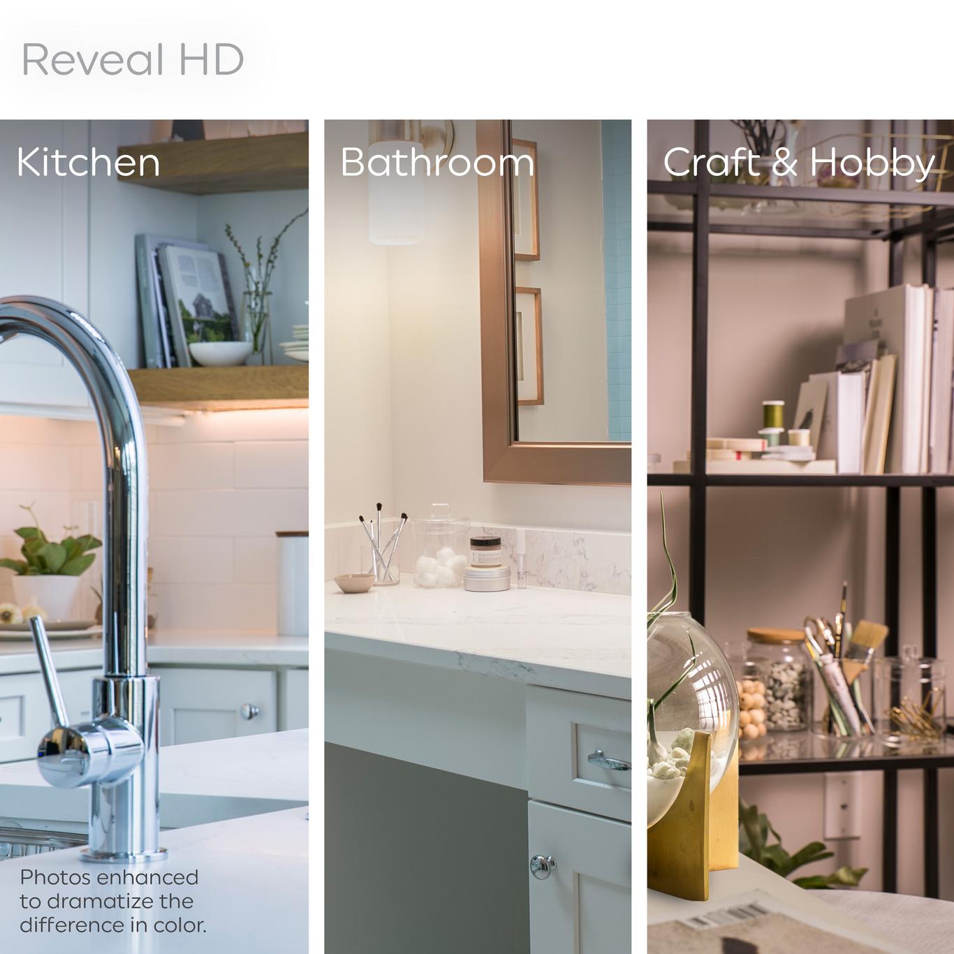 GE Reveal 60-Watt EQ A19 Color-enhancing Dimmable LED Light Bulb (8-Pack)
