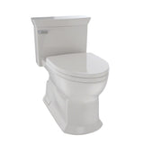 Eco Soiree 1-Piece 1.28 GPF Single Flush Elongated Skirted Toilet with CeFiONtect in Sedona Beige - Super Arbor
