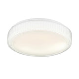 14 in. Voice Controlled Colors White Smart LED Flush Mount - Super Arbor