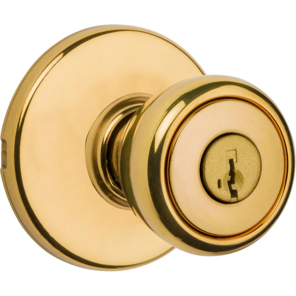 Tylo Satin Chrome Keyed Entry Door Knob Featuring SmartKey Security - Super Arbor