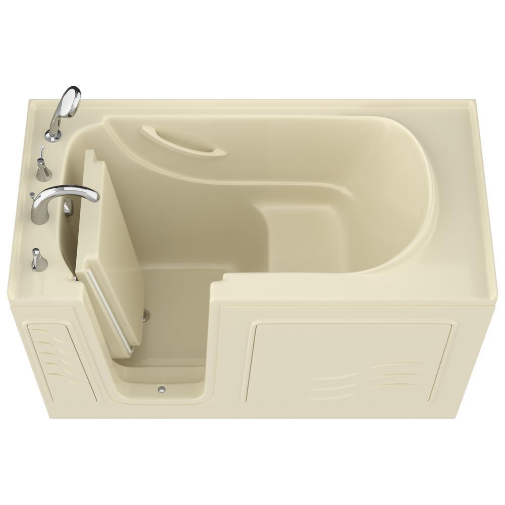 HD Series 30 in. x 60 in. Left Drain Quick Fill Walk-In Soaking Bathtub in White - Super Arbor