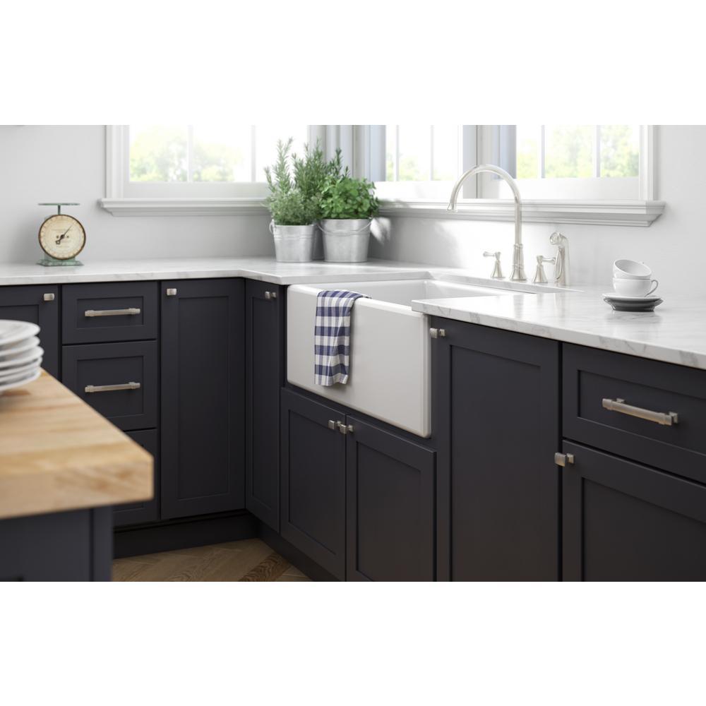 Wrapped Square 5-1/16 in. (128mm) Center-to-Center Satin Nickel Drawer Pull - Super Arbor