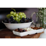 32-Piece Casual White Bone China Dinnerware Set