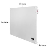 Amaze 2047 BTU Maxi Electric Wall Convection Room Heater - Super Arbor