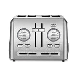 Custom Select 4-Slice Stainless Steel Toaster with Crumb Tray