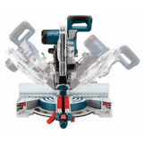 15 Amp 12 in. Corded Dual-Bevel Sliding Glide Miter Saw with 60 Tooth Saw Blade
