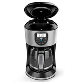 12-Cup Programmable Coffeemaker in Stainless Steel