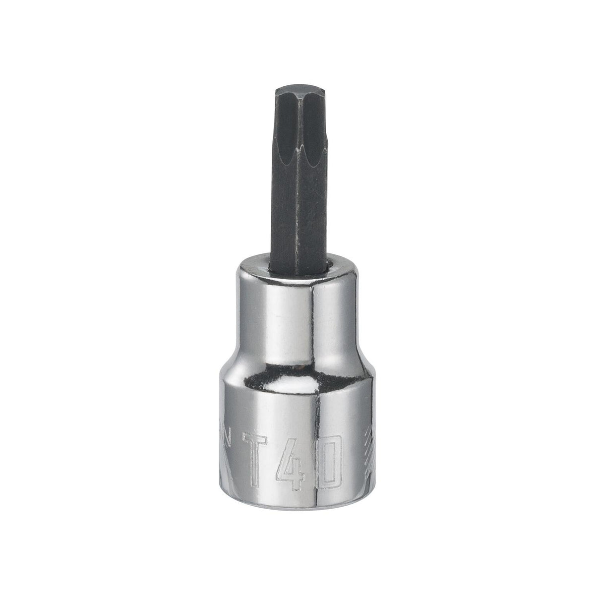 Craftsman T40 Torx Bit Socket, 3/8 in. Drive, 6 Point, Polished Chrome
