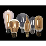 Feit Electric 40-Watt Equivalent ST19 Clear Glass Vintage Edison LED Light Bulb with M Shape Filament Warm White (12-Pack)