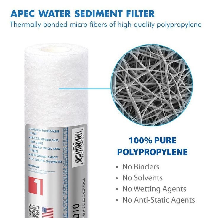Ultimate 10 in. Super Capacity Replacement Pre-Filter Set for 90 GPD pH+ Reverse Osmosis Systems
