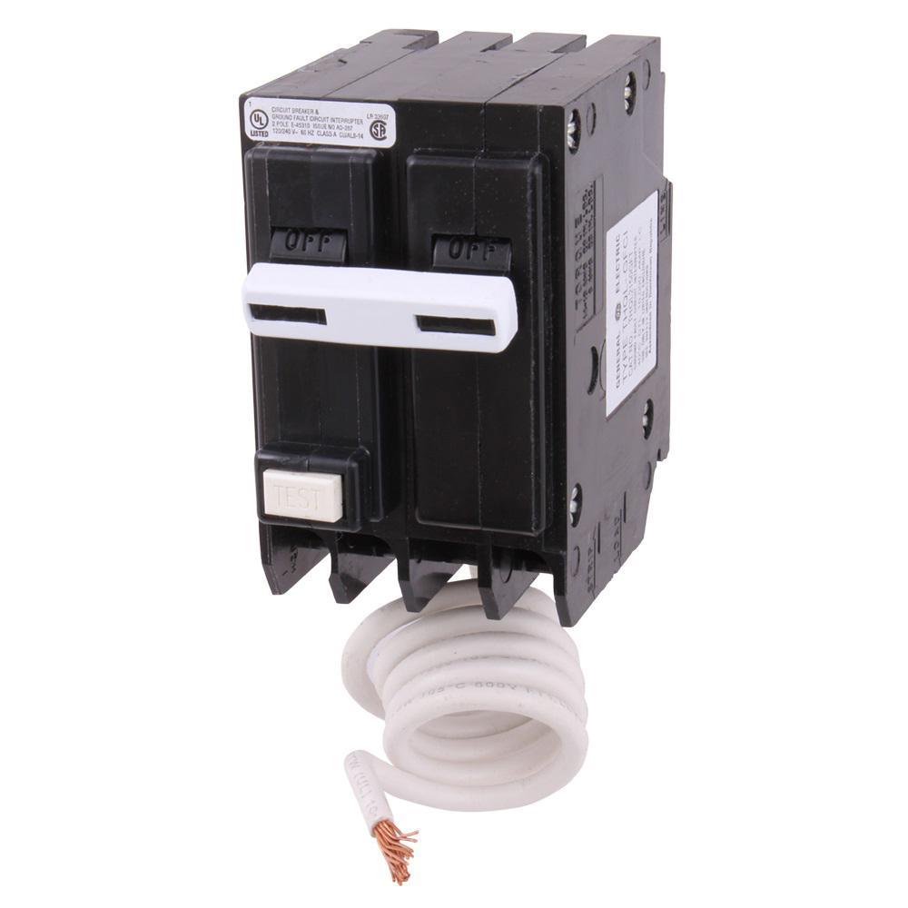 50 Amp Double Pole Ground Fault Breaker with Self-Test - Super Arbor