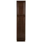 Benton Assembled 18x84x24 in. Pantry Cabinet with Adjustable Shelves in Amber - Super Arbor