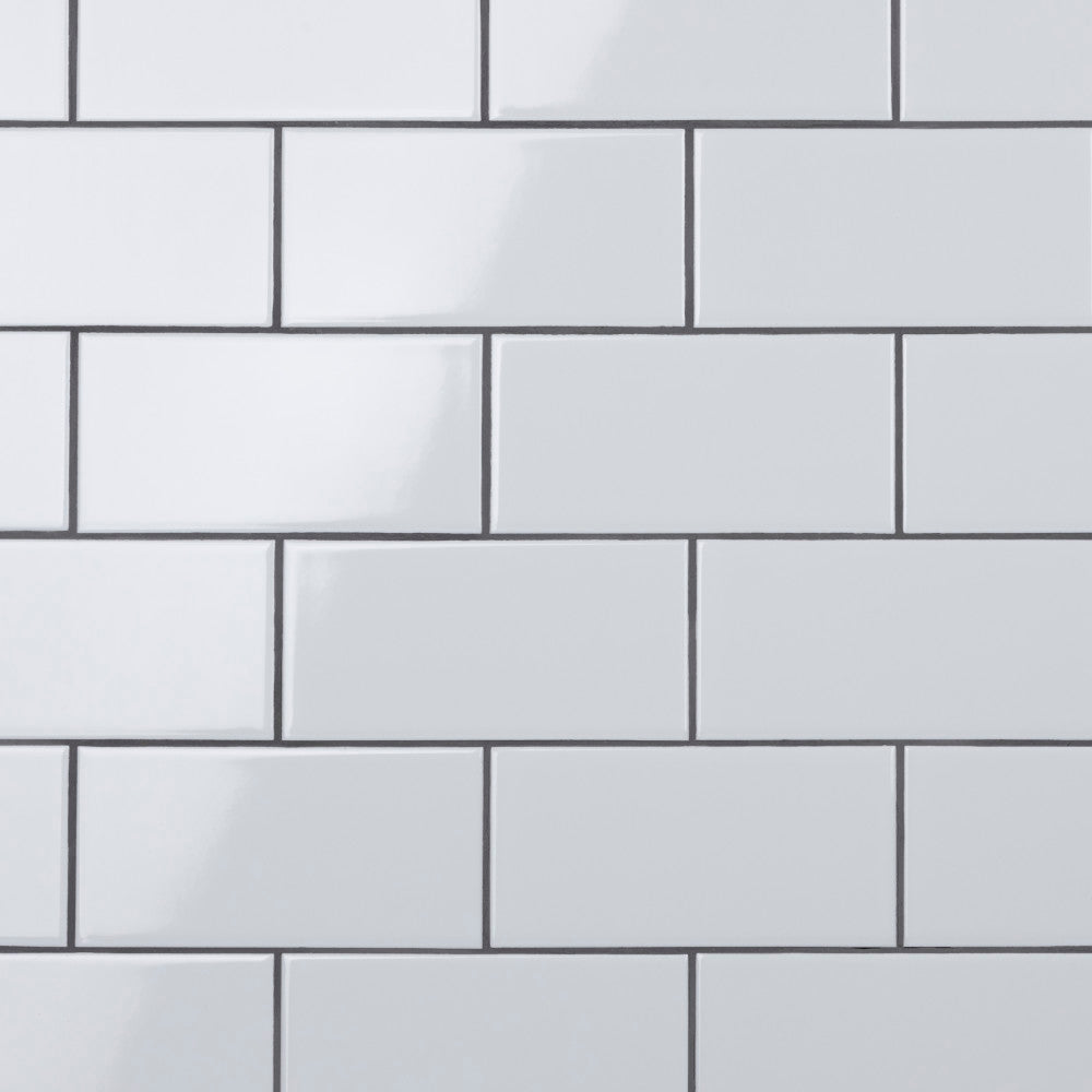 Merola Tile Crown Heights 3 in. x 6 in. Glossy White Ceramic Wall Tile (6.03 sq. ft. / Case)