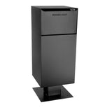Deposit Vault with Pedestal in Black - Super Arbor