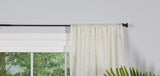 Style Selections 48-in To 84-in Oil Rubbed Bronze Steel Single Curtain Rod