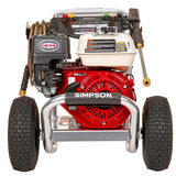 Simpson Aluminum ALH3228-S 3400 PSI at 2.5 GPM HONDA GX200 Cold Water Pressure Washer