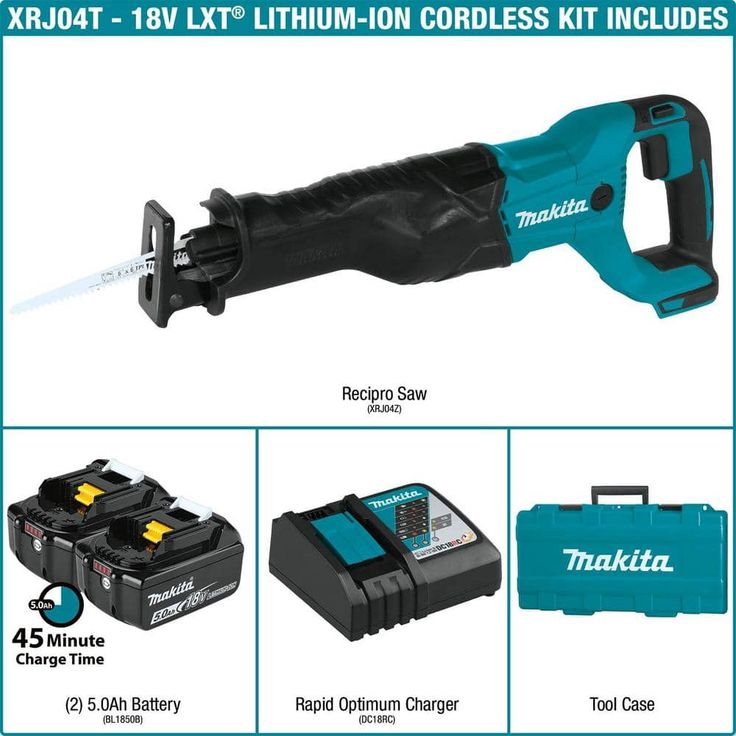 18-Volt 5.0Ah LXT Lithium-Ion Cordless Reciprocating Saw Kit