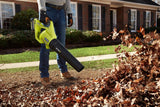 RYOBI 110 MPH 500 CFM 40-Volt Lithium-Ion Cordless Variable-Speed Jet Fan Leaf Blower with 4.0 Ah Battery and Charger Included