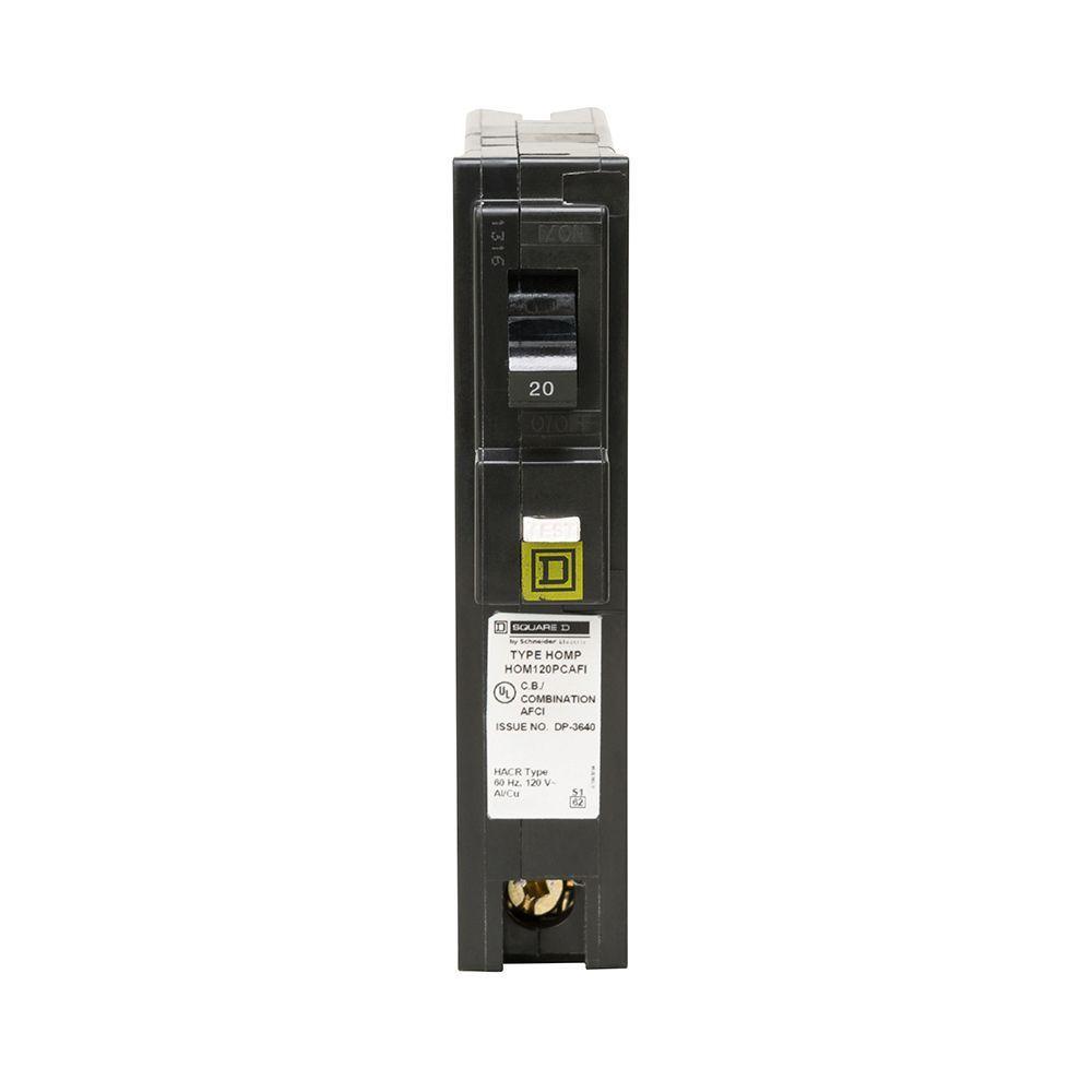 Homeline 20 Amp Single-Pole Plug-On Neutral Combination Arc Fault Circuit Breaker (6-Pack) - Super Arbor
