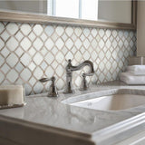 MSI Marbella Lynx 12 in. x 12 in x 10mm Polished Marble Mesh-Mounted Mosaic Tile (10 sq. ft. / case)