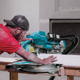 18-Volt X2 LXT Lithium-Ion 36-Volt Brushless Cordless 10 in. Dual-Bevel Sliding Compound Miter Saw Kit Laser 5.0 Ah