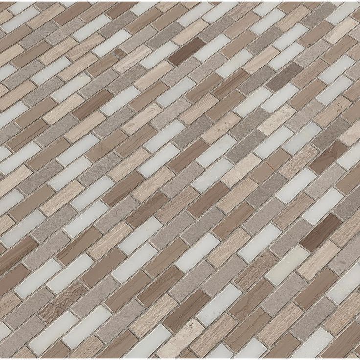 MSI Arctic Storm 12 in. x 12 in. x 10mm Honed Marble Mesh-Mounted Mosaic Floor and Wall Tile (1 sq. ft.)