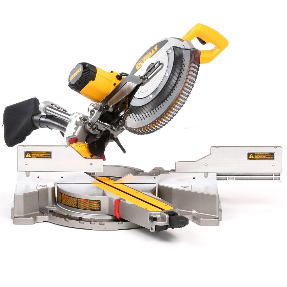 15 Amp Corded 12 in. Sliding Miter Saw with Bonus Heavy-Duty Miter Saw Stand - Super Arbor