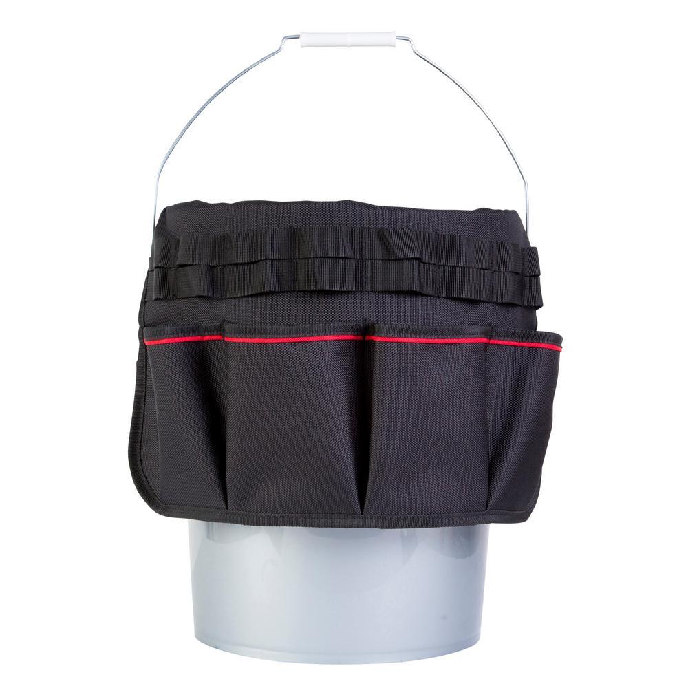 12 in. Tool Bucket Organizer with 29-Pockets - Super Arbor