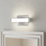 Contemporary Square Chrome 3K LED Vanity Light