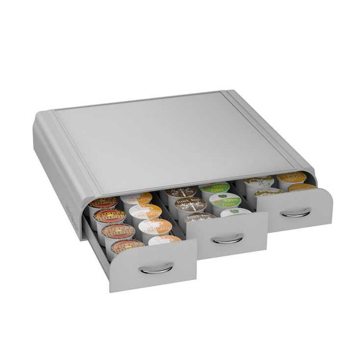 Anchor 36-Capacity Silver K-Cup Storage Drawer