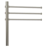 Allied Brass Satin Nickel Freestanding Towel Rack