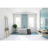 Bourges 55 in. Acrylic Flatbottom Bathtub in White - Super Arbor