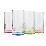 Impressions Colors 16.5 oz. 4-piece Cooler Glass Set