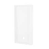 Ensemble 60 in. x 30 in. Single Threshold Shower Base with Left-Hand Drain in White - Super Arbor