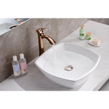 Deux Series Ceramic Vessel Sink in White - Super Arbor