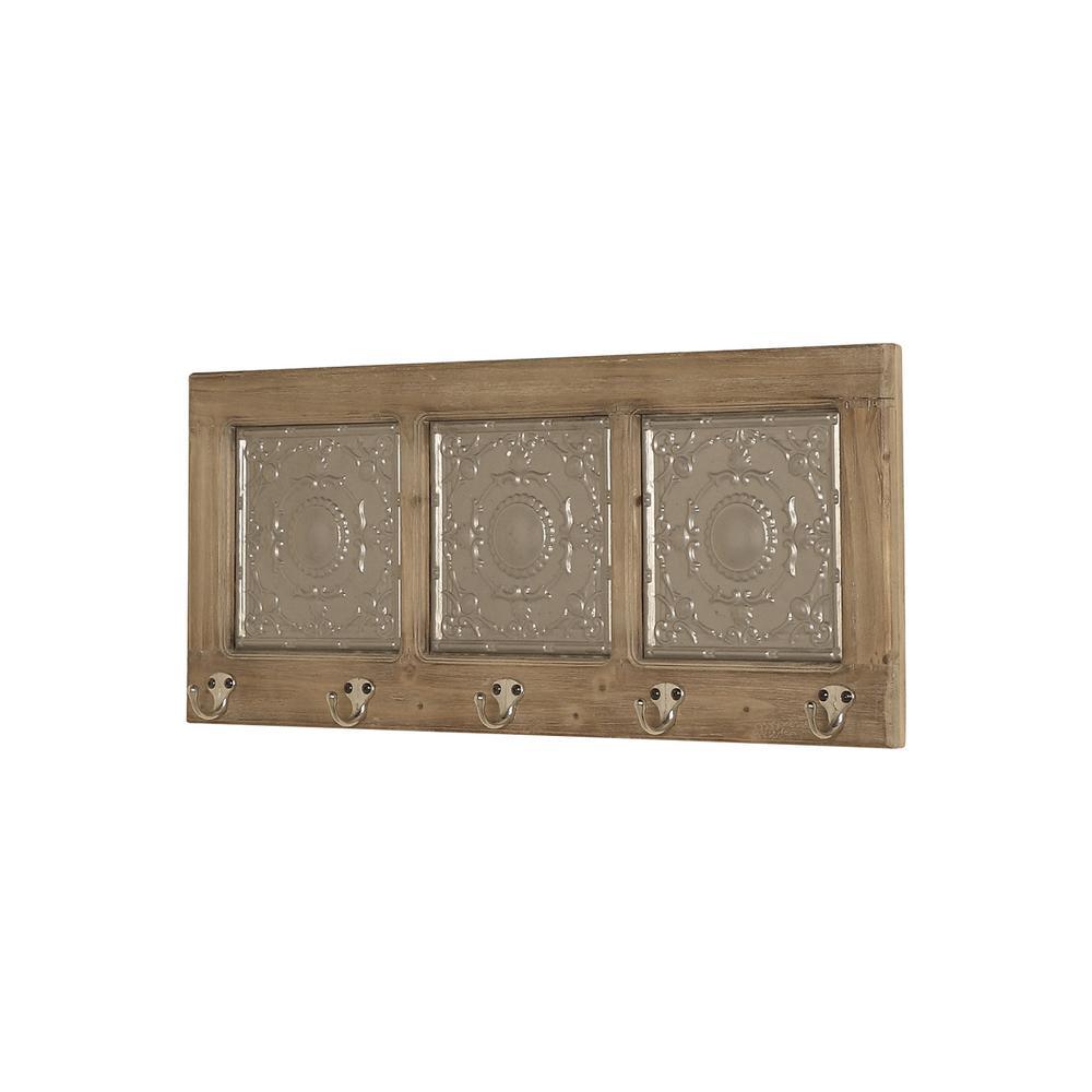 Natural Wood Wall Coat Hooks - Super Arbor