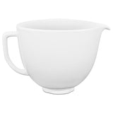 5 Qt. White Chocolate Ceramic Bowl