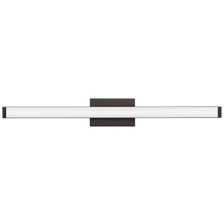 Contemporary Square 3-Light Bronze 3K LED Vanity Light