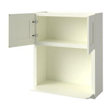 allen + roth Aveley 30-in W x 36.125-in H x 12-in D Linen Maple Door Wall Semi-Custom Cabinet